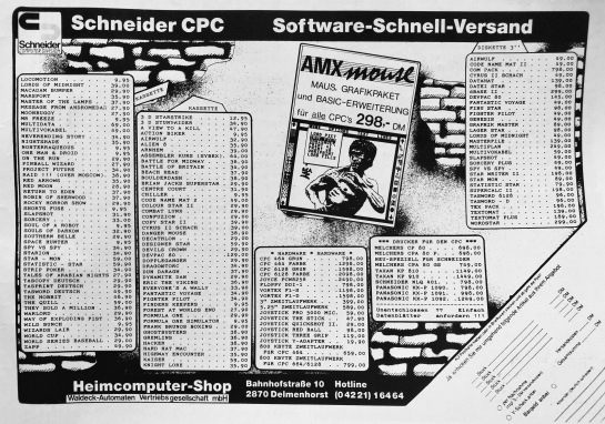 Inserat Schneider CPC International 12/85