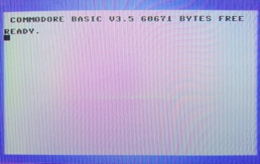 Commodore C16 - Einschaltmeldung